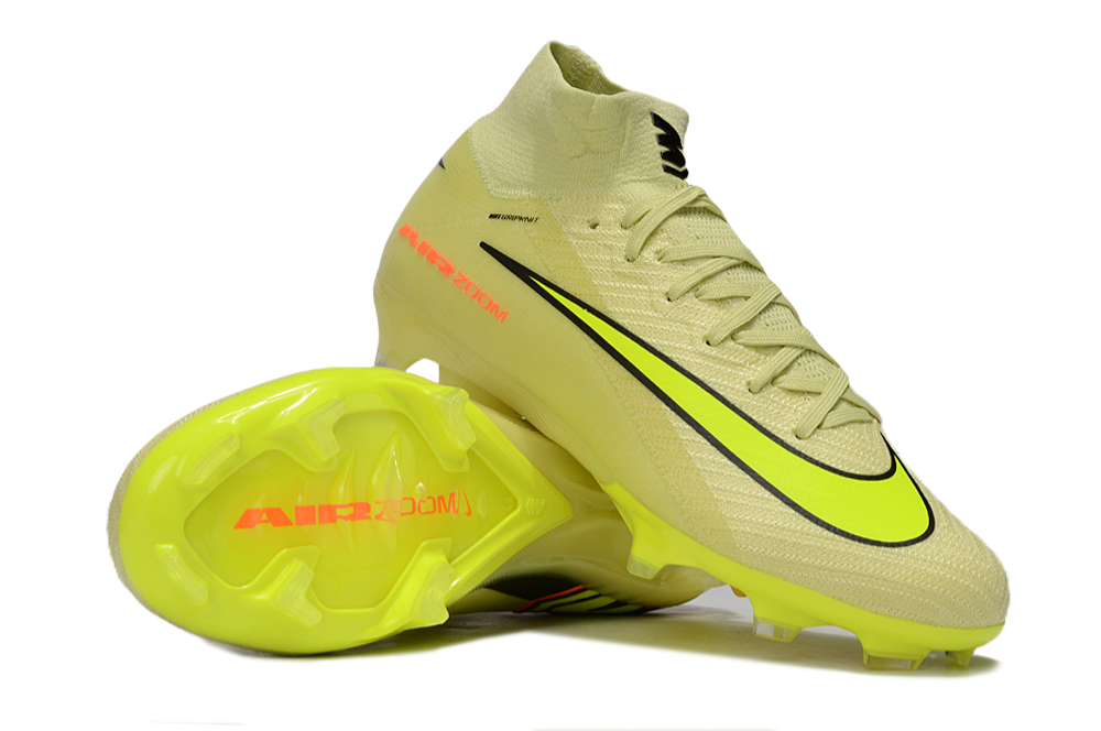 (Arrival 27-48) NIKE Assassin 16th generation built-in fully air cushioned waterproof knitted FG football shoes Nike Air Zoom Mercurial Vapor XV Elite FG6