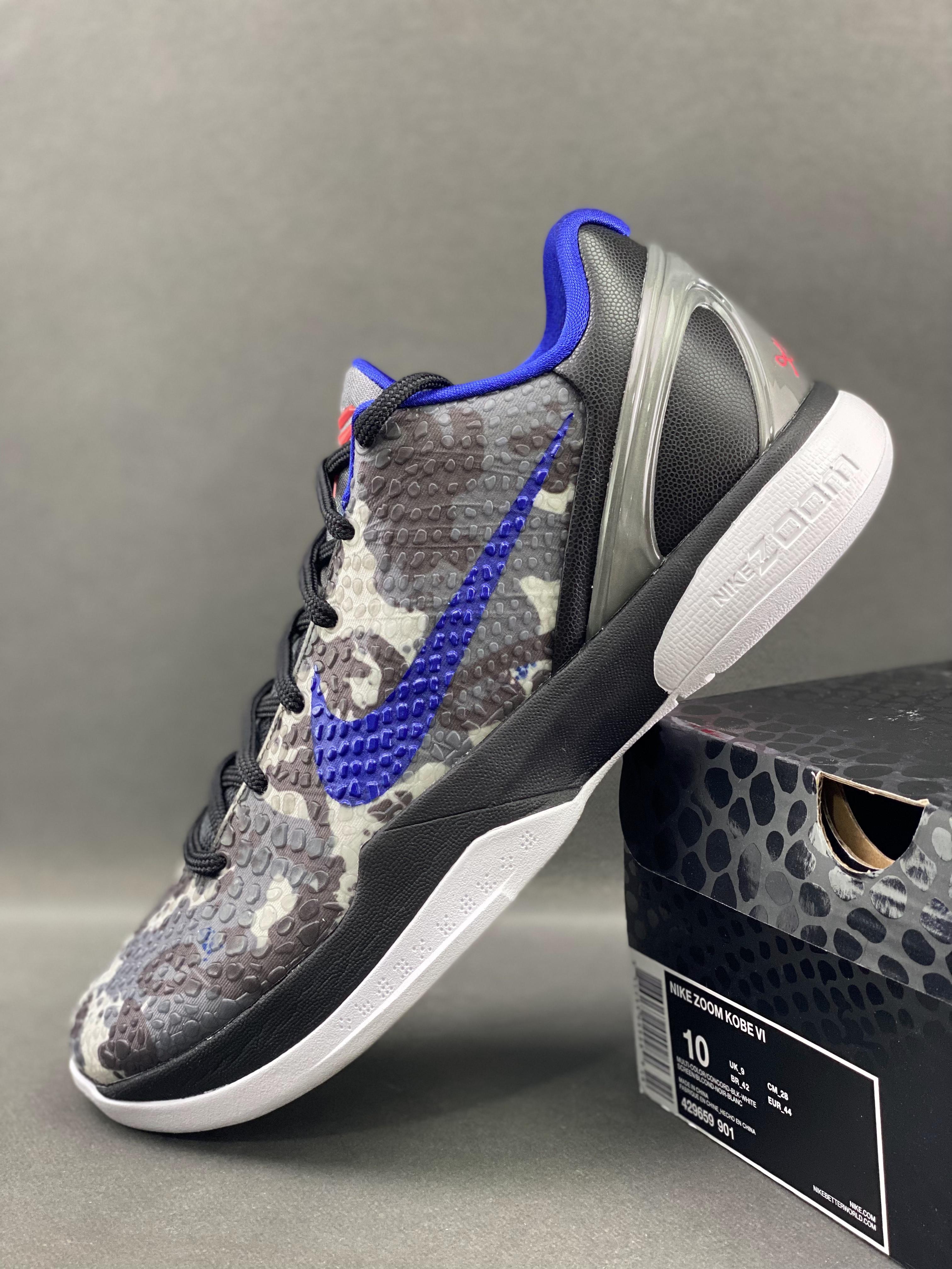 pure original version NK Kobe VI Kobe 6th generation men's actual basketball shoes Item number: 429659-901 Code number: 40-48.59