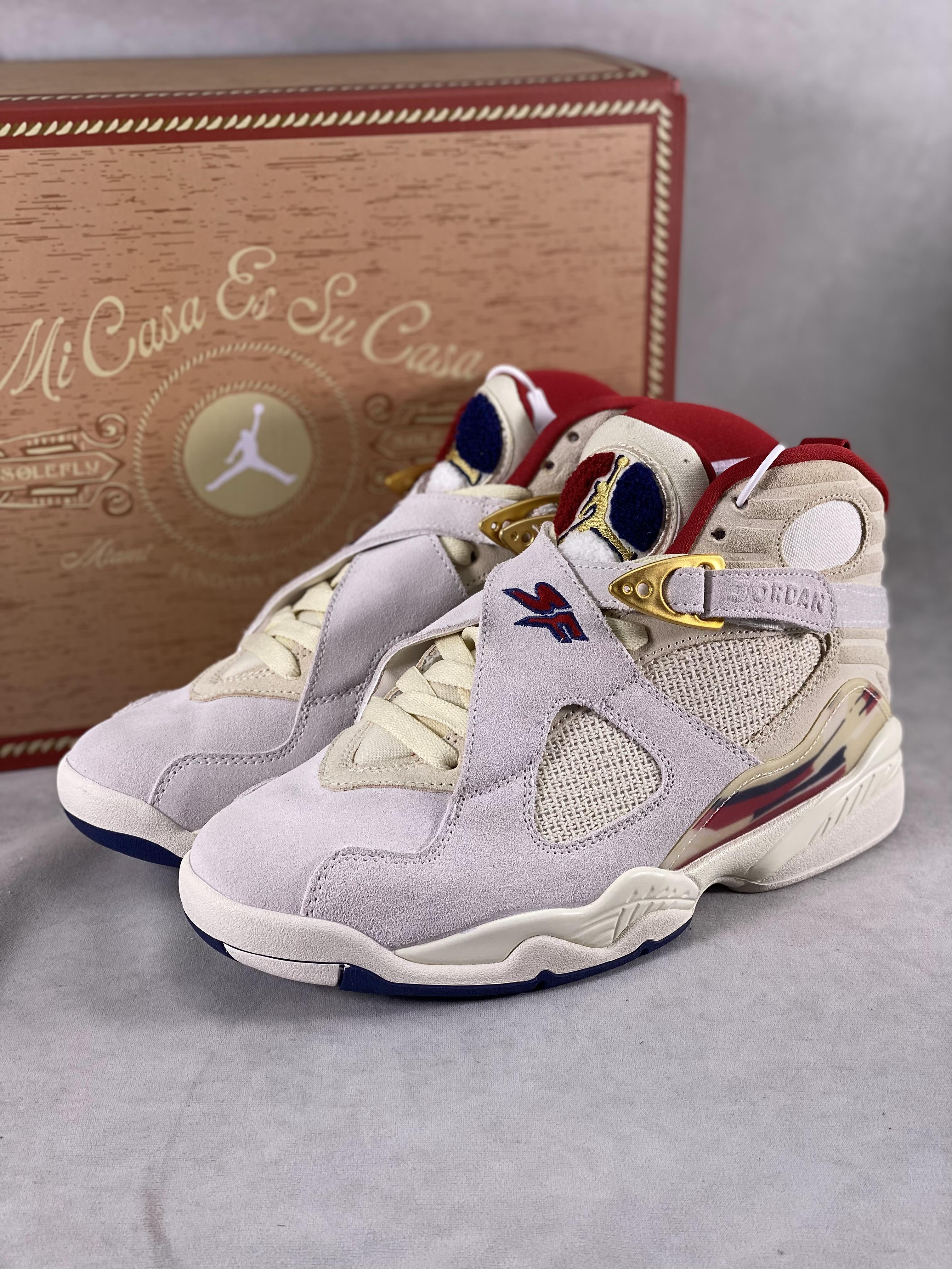 x Air Jordan 8 "Mi Caca Es Su Caca" Platinum Item No.: FJ2850-107 Size: 40-48.5 (with half size) 9